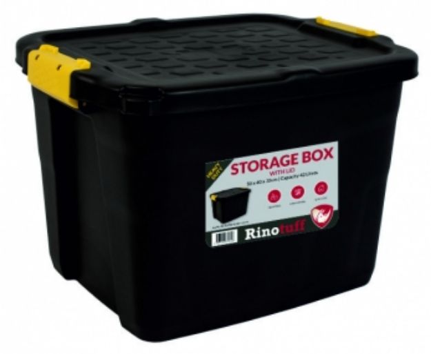 Picture of RHINOTUFF 42LTR STORAGE BOX WITH LID