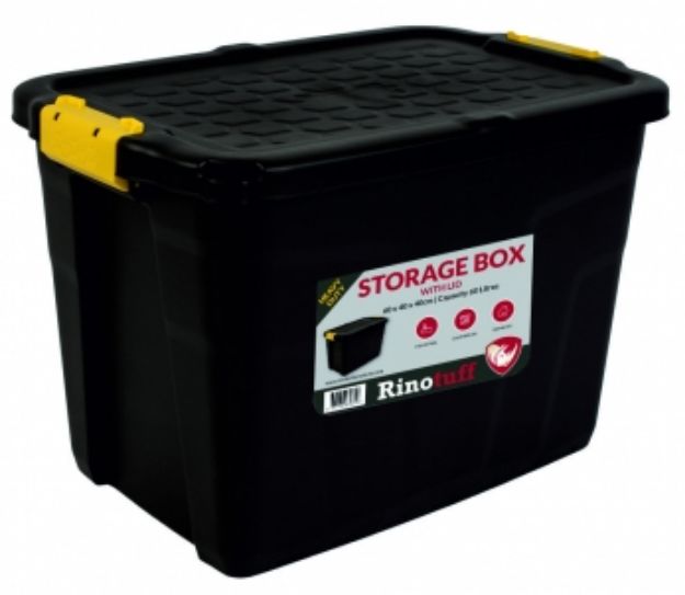 Picture of RHINOTUFF 60LTR STORAGE BOX WITH LID