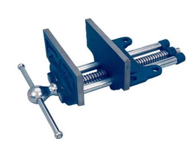 Picture of GROZ Wood Working Vice Precision - 7" (175mm) Powder Coated Oxford Blue Texture