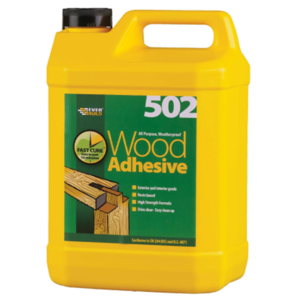 Picture of EVERBUILD 502 5LTR WOOD ADHESIVE WEATHERPROOF