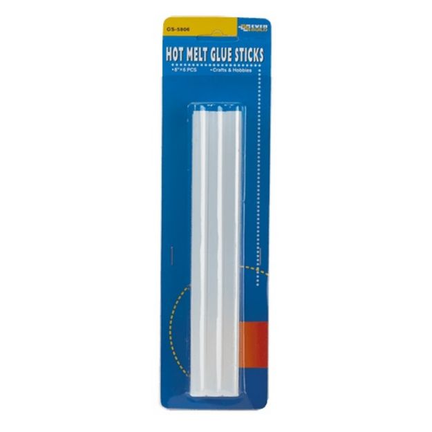 Picture of EVERBUILD 8&#039;&#039;x6PCS HOT MELT GLUE STICKS