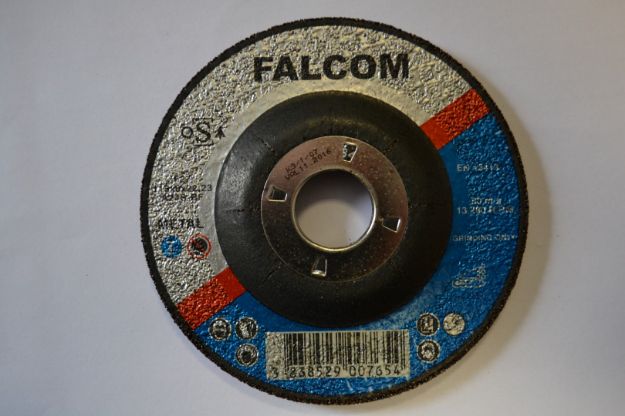 Picture of FALCOM 115x6x22MM 41/2&#039;&#039; STEEL DPC GRINDING DISC