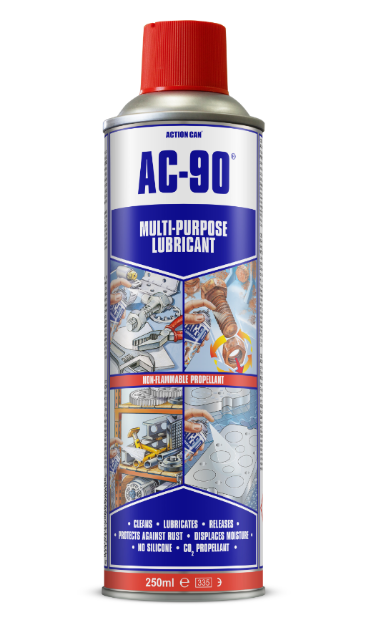 Picture of Action Can Ac-90 250Ml Co2 Non Flammable Aerosol Lubricant Spray