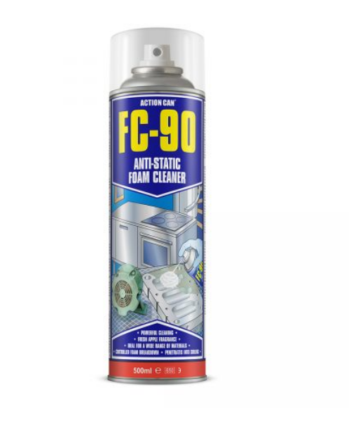 Picture of Action Can Anti Static Foam Cleaner 500Ml Aerosol Code 2025