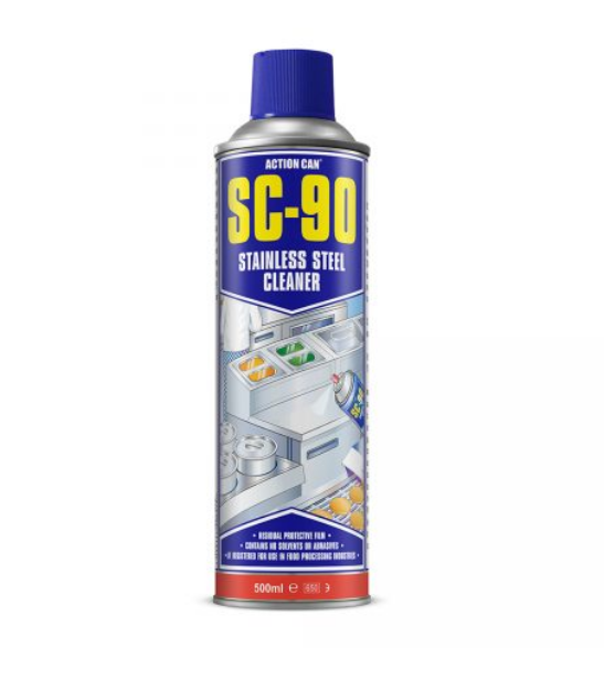 Picture of ACTION CAN SC-90 500ML AEROSOL FOOD GRADE STAINLESS STEEL CLEANER