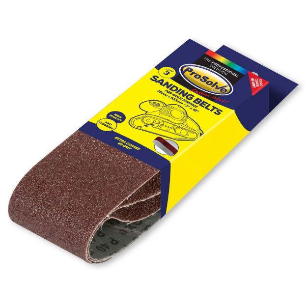 Picture of PROSOLVE Sanding Belt 100x610 120 Grit (3pcs)