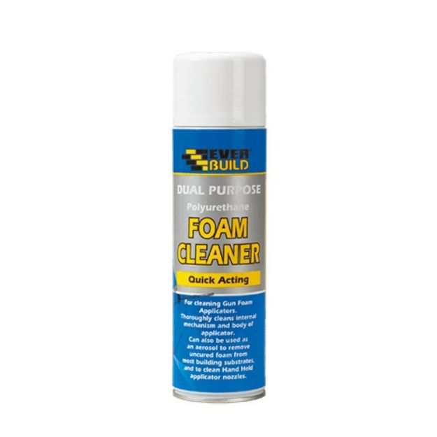 Picture of EVERBUILD FOAM CLEANER 500ML DUAL PURPOSE GUN GRADE