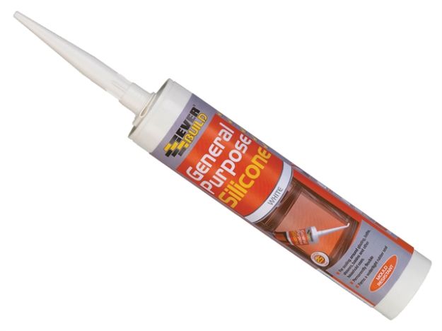 Picture of EVERBUILD 310ML TUBE BROWN SILICONE GENERAL PURPOSE