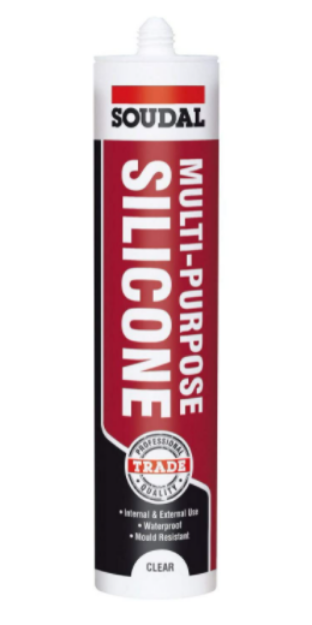 Picture of Soudal 270ML Tube Clear Silicone Multi Purpose