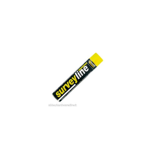 Picture of EVERBUILD 750ML YELLOW SPRAY PAINT EVERLINE TEMPORARY