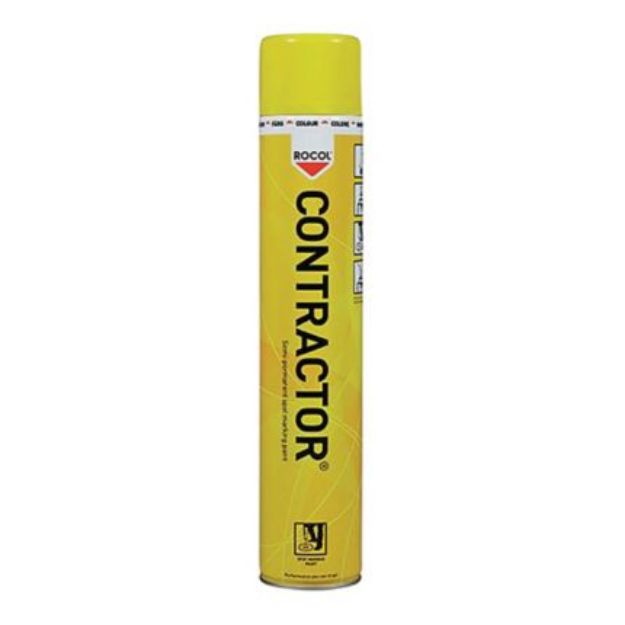 Picture of ROCOL CONTRACTOR YELLOW 750ML SPRAY PAINT