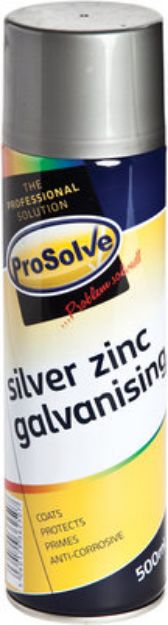 Picture of Prosolve Silver Zinc Galv Spray 500Ml Aerosol