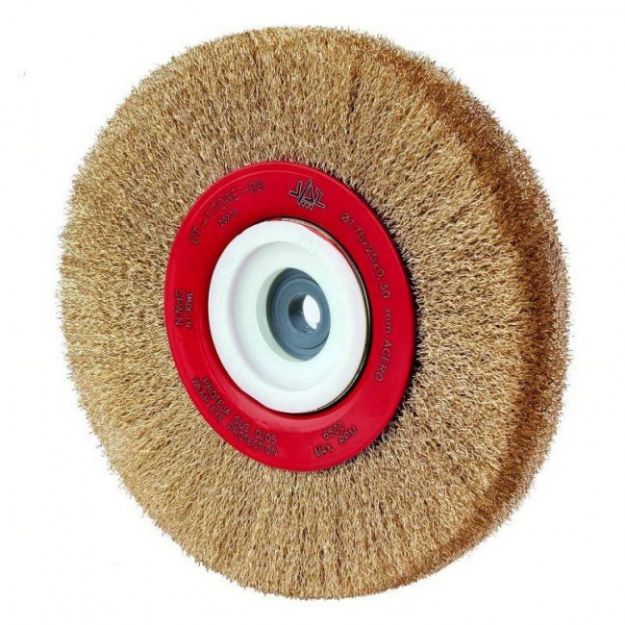 Picture of JAZ 150x25mm ROUND WIRE WHEEL BRUSH CT1507E99 CRIMPED
