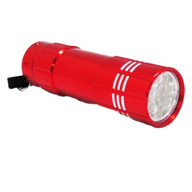 Picture of Dargan 3 Function 9 L.E.D. Red Mini Torch Complete with Batteries