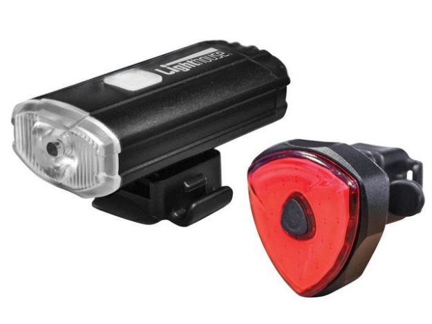 Picture of LIGHTHOUSE RECHARGABLE FRONT/REAR BIKE LIGHT SET