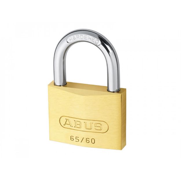 Picture of 65 60MM KEYED ALIKE BRASS CYL. PADLOCK 65 60 MM KA603