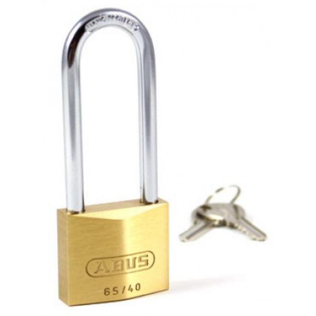 Picture of ABUS 65HBC40X40 COMPACT BRASS PADLOCK