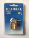 Picture of TRICIRCLE NO.262 25mm BRASS PADLOCK