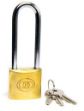 Show details for TRICIRCLE NO.262L 25mm LONG REACH BRASS PADLOCK Picture of TRICIRCLE NO.262L 25mm LONG REACH BRASS PADLOCK