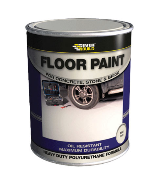 Picture of EVERBUILD FLOOR PAINT MATT GREY 5LTR FLOORGYNEW