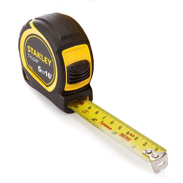 Picture of STANLEY 0-30-696 5M/16&#039;x19MM MEASURING TAPE