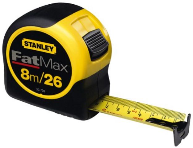 Picture of STANLEY 0-33-726 8M/26&#039;x1-1/4&#039;&#039; FAT MAX MEASURING TAPE