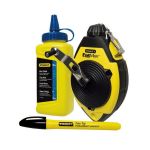 Picture of STANLEY 0-47-681 30M/100&#039; FATMAX SET CHALK, CHALK LINE & LINE LEVEL