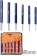 Picture of GROZ Pin Punch Heavy Duty set of 6 - Packed in a Terylene Pouch