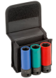 Picture of Bosch 3 Piece 1/2" 85mm Black Impact Socket Set 17,19,21 2608551102