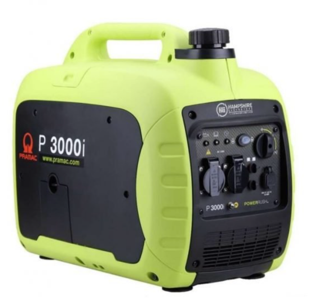 Picture of PRAMAC P3000I 230v Silenced Petrol Portable Inverter Generator 4.L Tank 2.5Kw Max Power