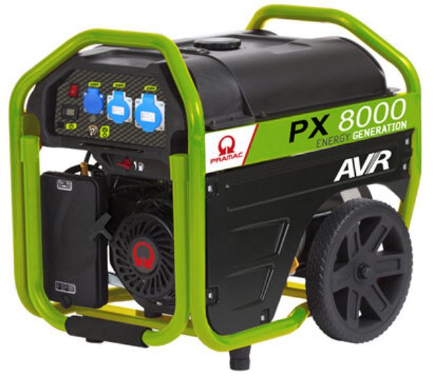 Picture of PRAMAC PX8000 115/230V 8000W PETROL PORTABLE GENERATOR W/ AVR & ELECTRIC START