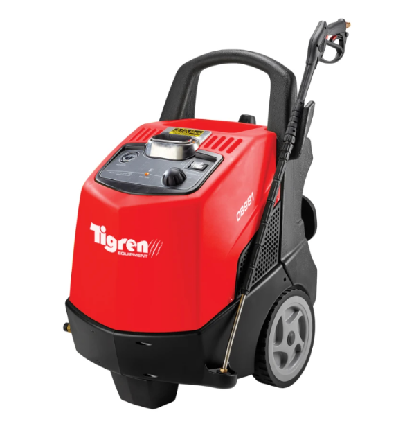 Picture of SIP TIGREN HOTWASH 7000 Plus Pressure Washer 3000w Motor 2030psi/140 bar Pressure 660 Ltr/Min Max Flow Rate 16ltr Diesel Tank Capacity 8 Meter Reinforced Hose