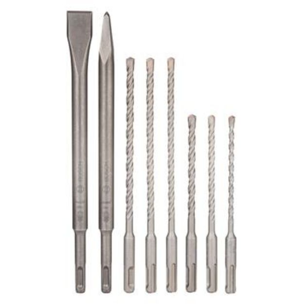 Picture of Bosch 2607017376 8 Pc SDS Bit Set