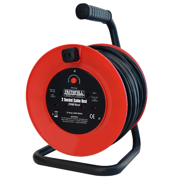 Picture of Xm Faithfull 20m 13A Cable Reel