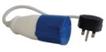 Picture of 16AMP PLUG TO 13AMP SOCKET ADAPTOR FLY LEAD TYPE 220VOLT