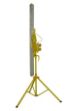 Picture of PL158 PLASTERERS SITE LIGHT  ON RETRACTABLE STAND W/ 5MTR CABLE & 2X 110V 16A SOCKET