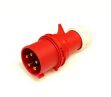 Picture of TRAILING PLUG 32AMP 380V RED 5 PIN