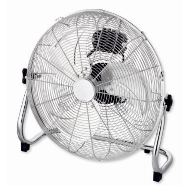 Picture of 18" 220V Metal Floor Fan 100W Motor - 3 Speed Dial Control