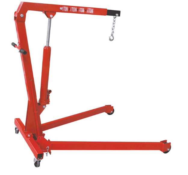 Picture of 1 TON FOLDING HYDRAULIC ENGINE HOIST T31002 