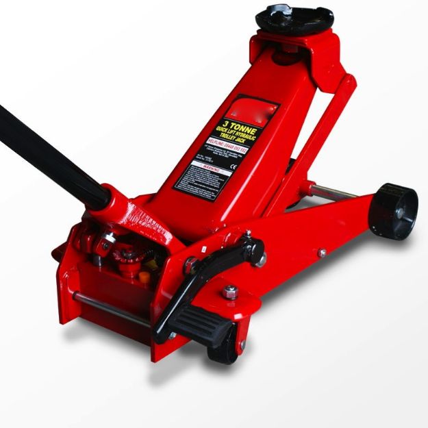 Picture of 3 TON T83502 HYDRAULIC GARAGE TROLLEY JACK QUICK LIFT (HEAVY DUTY)