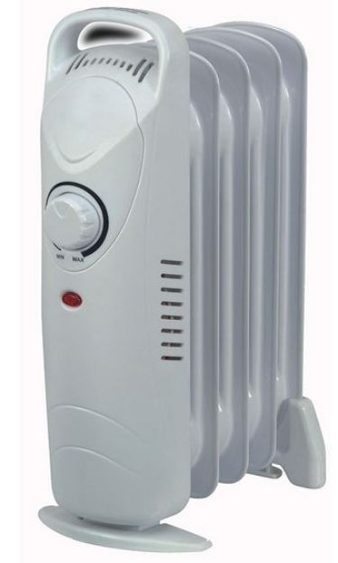 Picture of KINGAVON OR103 FIN MINI 500W OIL FILLED RADIATOR