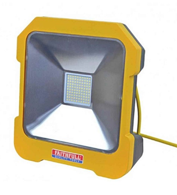 Picture of Faithfull SMD LED Task Light with Power Take-Off - 110v