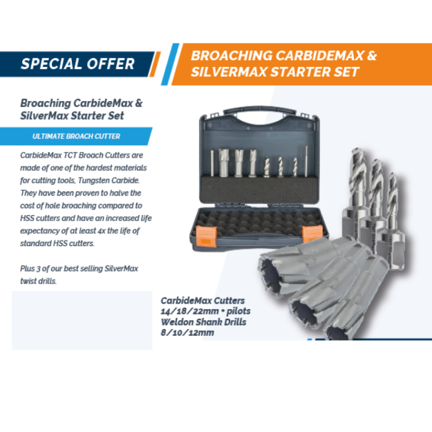 Picture of Versadrive Carbidemax 40 TCT Cutters inc 14mm, 18mm & 22mm Set JA-201075-SET