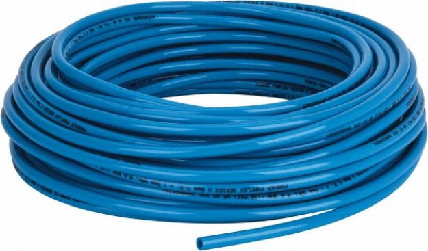 Picture of PER METER PU6/6BL25 8x6mm BLUE PU HOSE