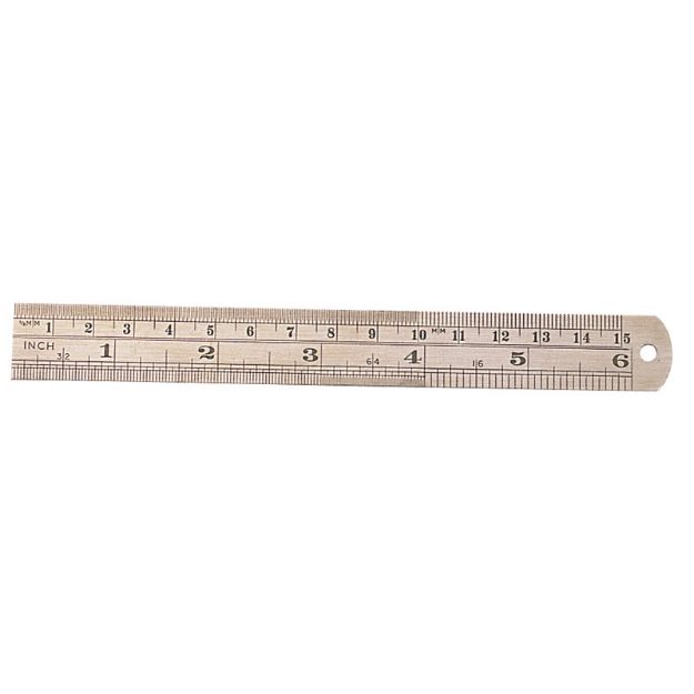 Picture of GROZ 6'' 150mm S/S RULE (COMB)