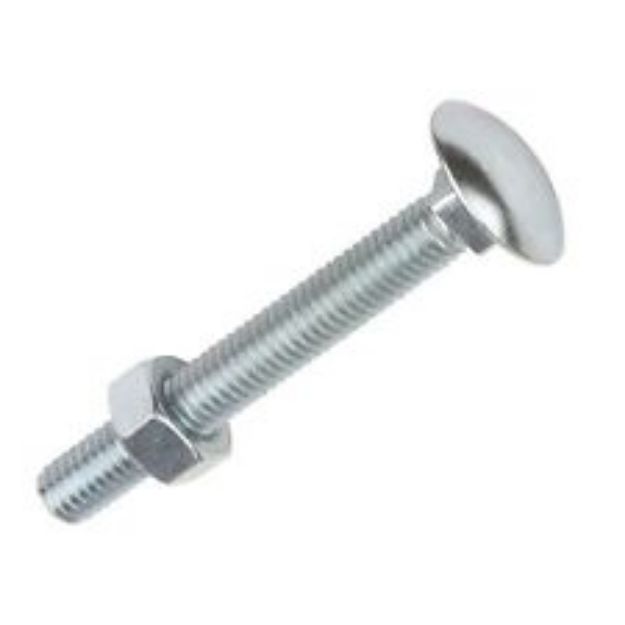 Picture of M10X100MM Z/P CUP SQUARE BOLTS&NUTS