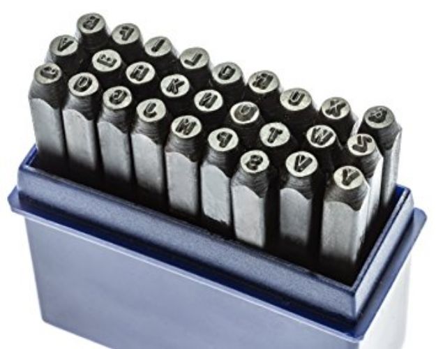 Picture of GROZ SET 3MM LETTER PUNCHES (27PC) LP/3