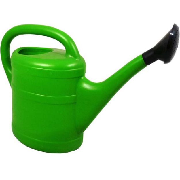 Picture of 10LTR GREEN PLASTIC WATERING CAN