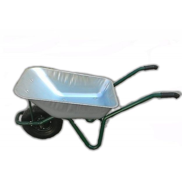 Picture of NO.75 STEEL BUILDERS WHEELBARROW WITH PNEUMATIC WHEEL