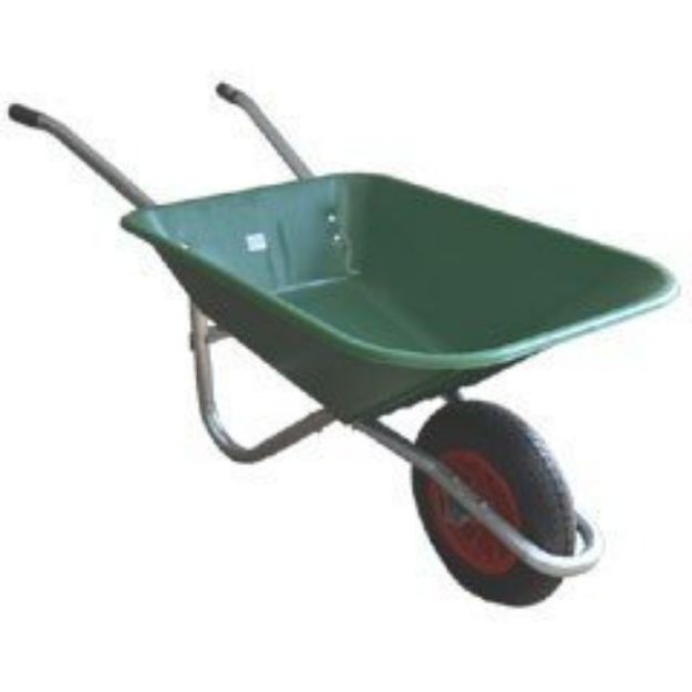 Picture of 85Ltr WHEELBARROW PLASTIC BASIN PNEUMATIC WHEEL (Collection only - Order online to collect in store)